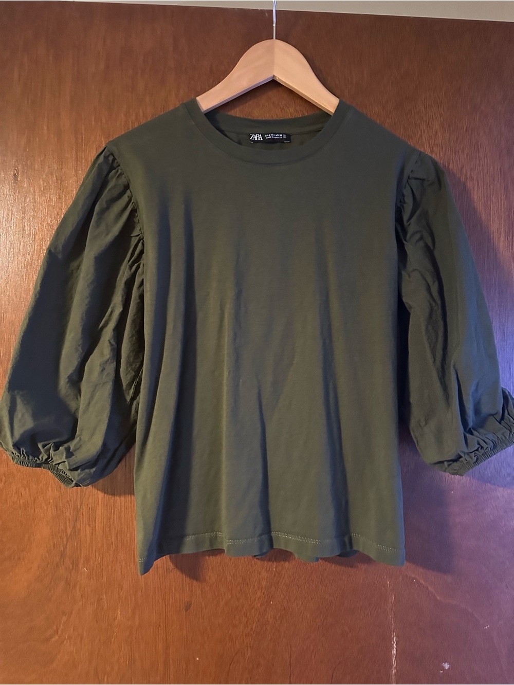 ZARA Puff Sleeve Top